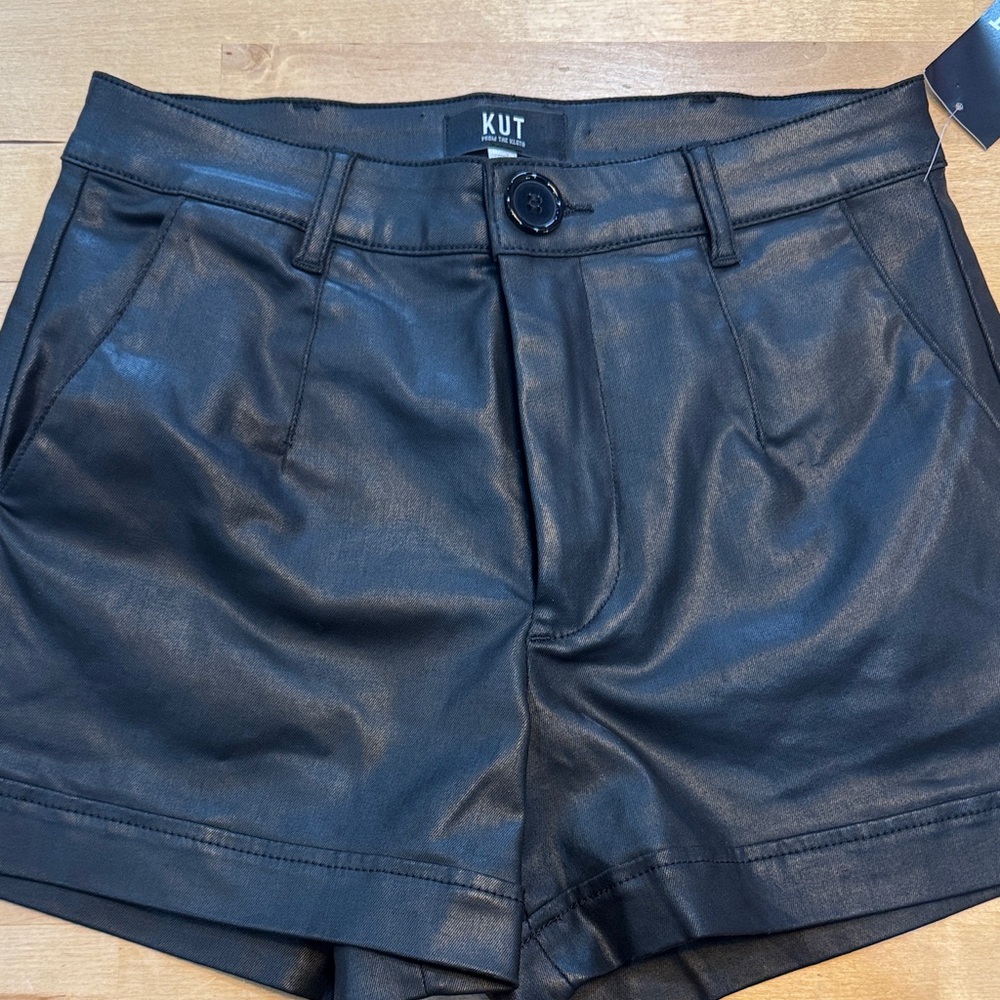 Kut from the Kloth High Waist Black Shorts